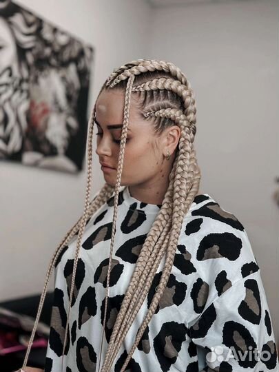 Афрохвост, афрокосы, брейды, вплетение де, се, кос