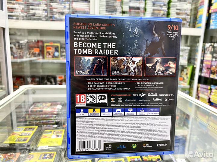 Shadow of the tomb raider игра для ps 4