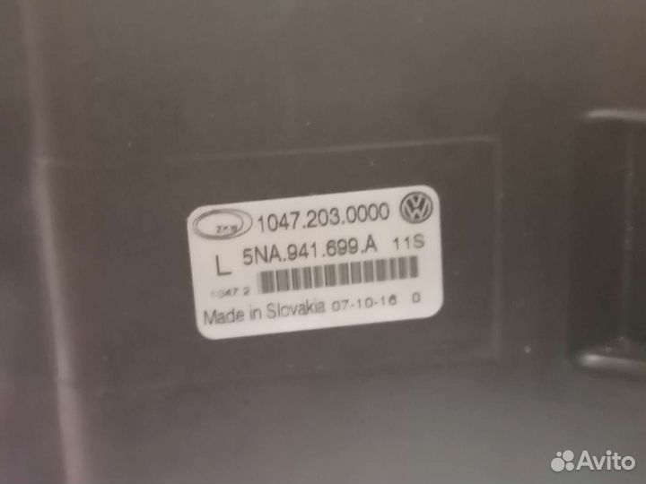 Противотуманные фары на вольксваген тигуан 2