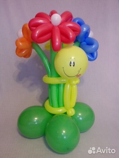 Цветы из шаров