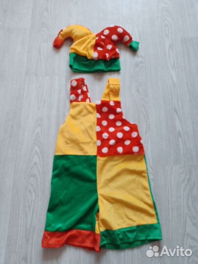 Костюм петрушки, скомороха