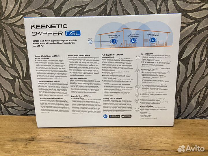 Wi-Fi роутер Keenetic Skipper DSL (KN-2112)