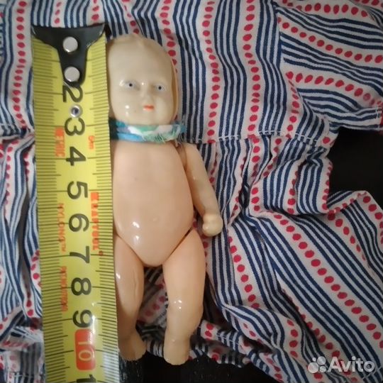 Пупс целлулоид СССР, резиновая старинная кукла