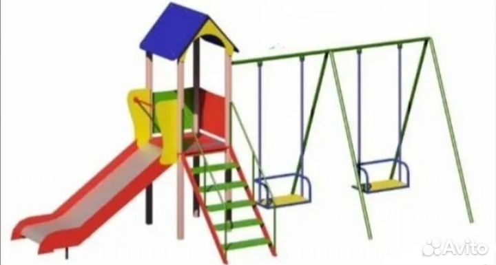 Детские игровые площадки качели карусели