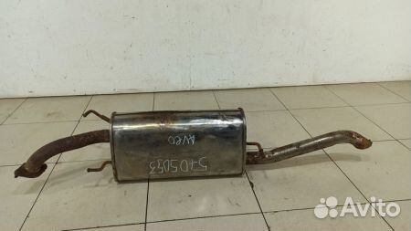 Задняя банка глушителя