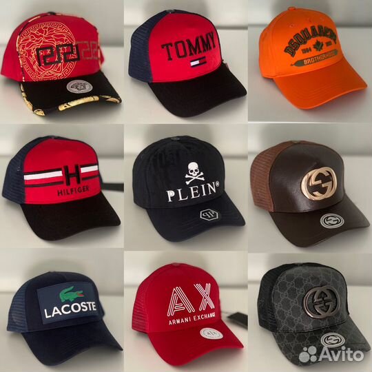 Бейсболка кепка разных брендов (premium)