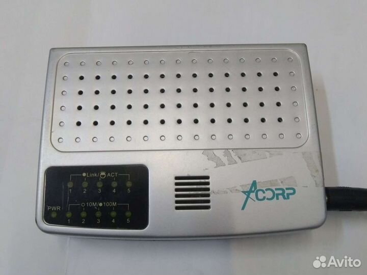Коммутатор Acorp HU5DP 5-портовый