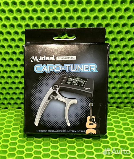 Капо-тюнер (каподастр, тюнер) для гитары