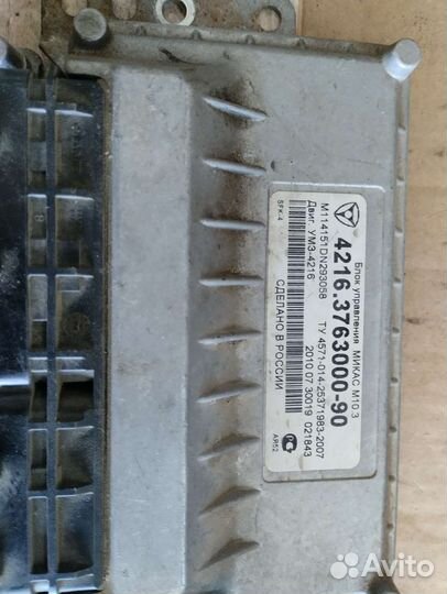 Блок управления двигателем микас 10.3 на газель