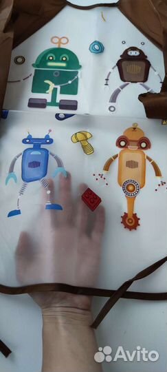 Передники, защитные халаты для занятий, 2 шт