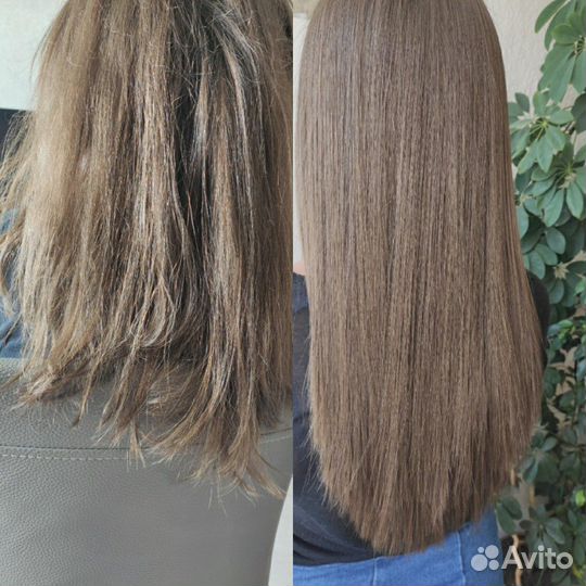 Кератиновое выпрямление и восстановление