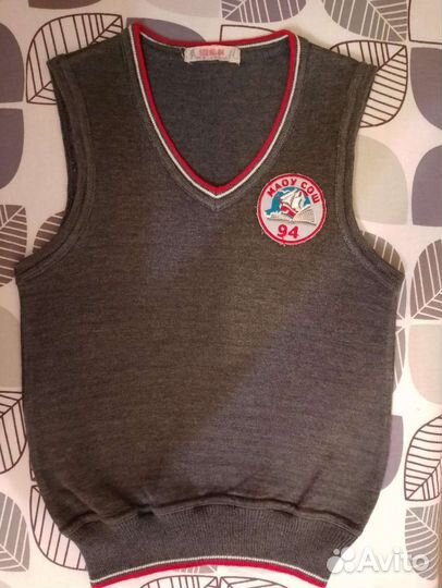 Жилет школьный серый школа 94