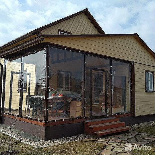 Мягкие окна для беседки