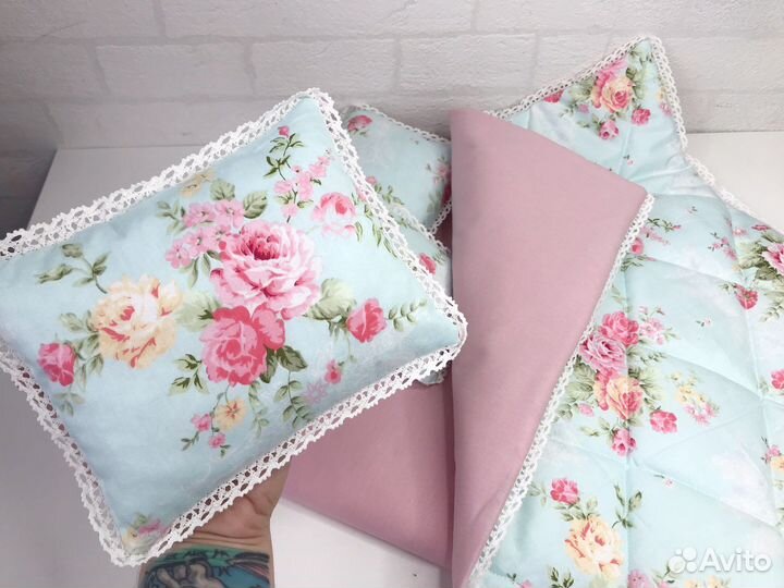 Комплект в кукольную кроватку/коляску