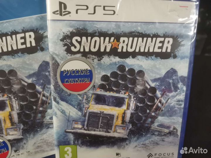 Snow runner Ps4-Ps5 новый диск