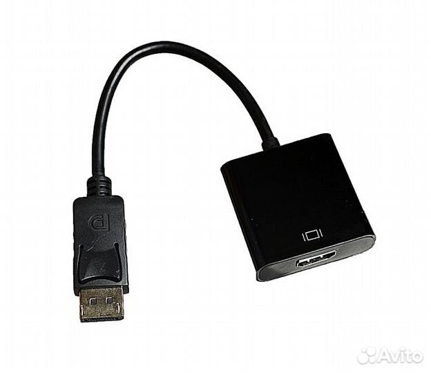 Адаптер H97 DisplayPort-M ) hdmi-F 250mm (Black)