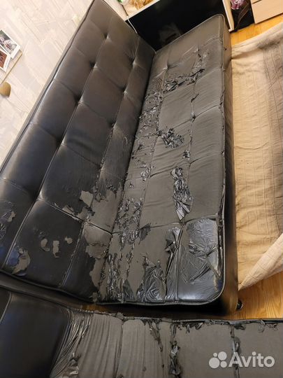 Диван и кресло бу