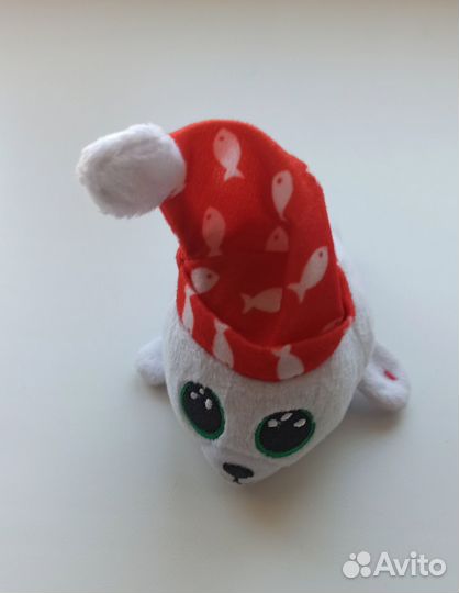 Игрушка Макдоналдс TY тюлень нерпа Рождество