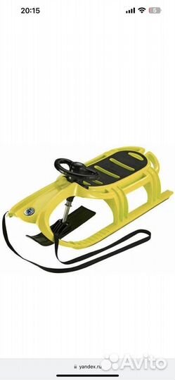 Санки kwh tiger de lux с рулем