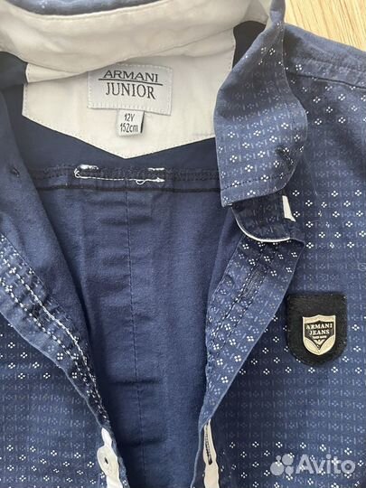 Рубашка на мальчика armani 152 р-р
