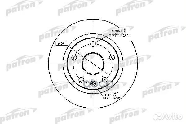 Диск тормозной передн seat: toledo I 93-99, VW