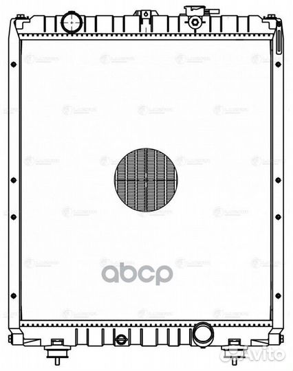 Радиатор охлаждения двигателя LRC0809 luzar