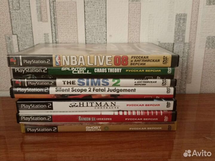 Игры на ps2, диски на ps2