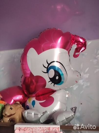Фольгированный Воздушный шар Мега Пинки Пай