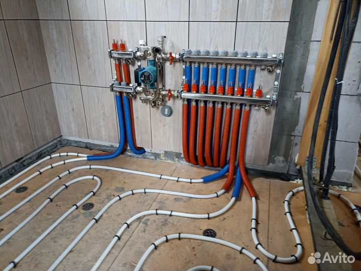 Теплый водяной пол. Расчет, монтаж