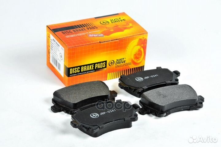 Колодки тормозные, задние GDB1622 JBP0341 Just