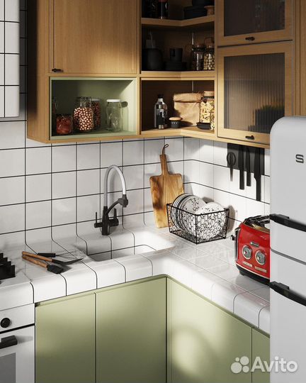 Кухонный гарнитур на заказ. Cкидкa нoвoceлaм 7