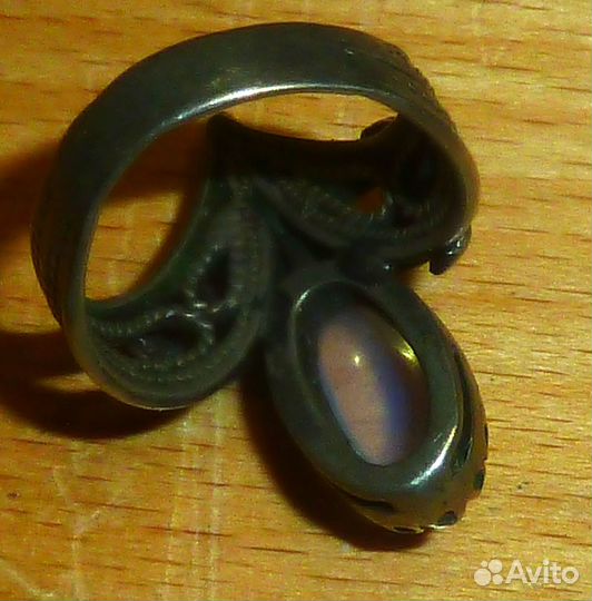 Кольцо Лунный цветок Размер 17 Скань