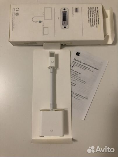 Адаптер Apple mini DisplayPort to DVI Adapter