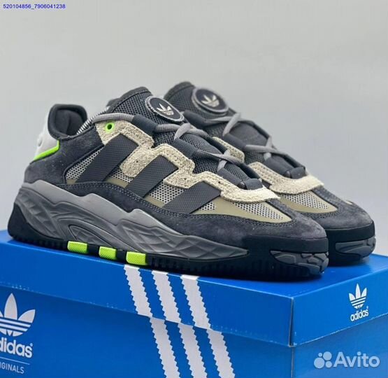 Кроссовки Adidas Niteball Grey (Арт.12171)