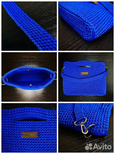 Сумка-Тоут (женская, вязаная)