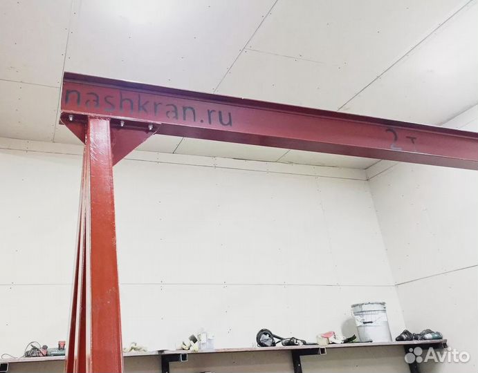 Мпу 2 т 3х3,5 м Мобильное перегрузочное устройство усиленной конструкции (кран козловой)