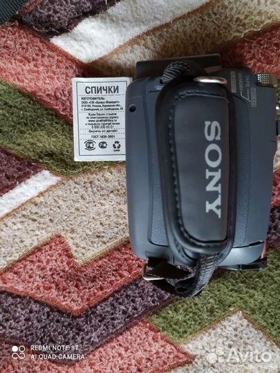 Видеокамера sony