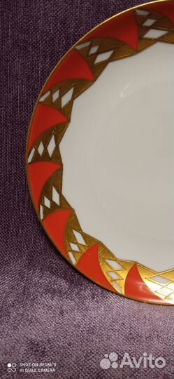 Десертн. Тарелки Wallendorf GDR лфз майский ситчик