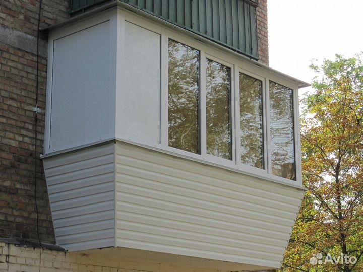 Остекление балкона,Отделка балкона,Обшивка балкона