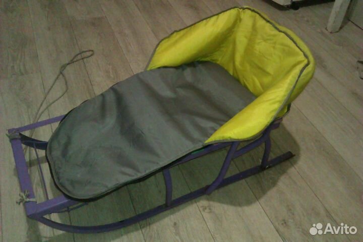 Детские санки с утеплением