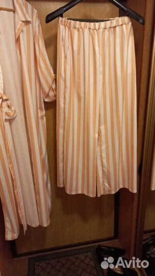 Женский Комплект рубашка и брюки 56