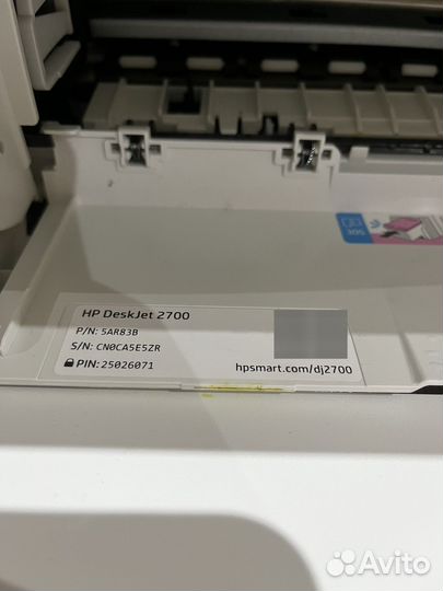 Цветной принтер hp deskjet 2710