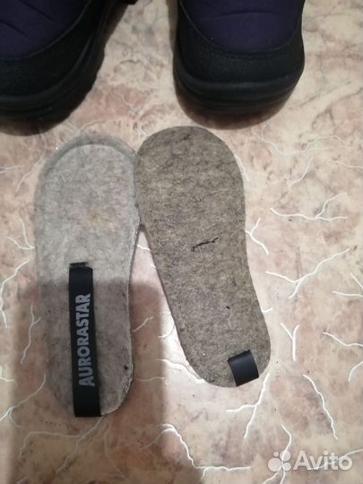 Сапоги зимние детские 24