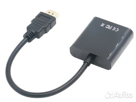 Переходник hdmi to VGA удлинитель кабель 20 см
