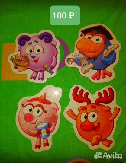 Пазлы для детей развивающие (мягкие)