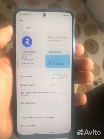 Xiaomi redmi note 10s 8 128