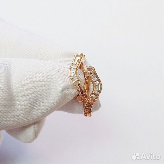 Золотые серьги