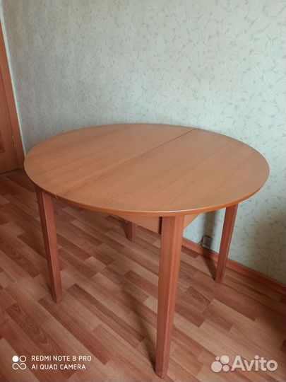 Стол круглый раздвижной