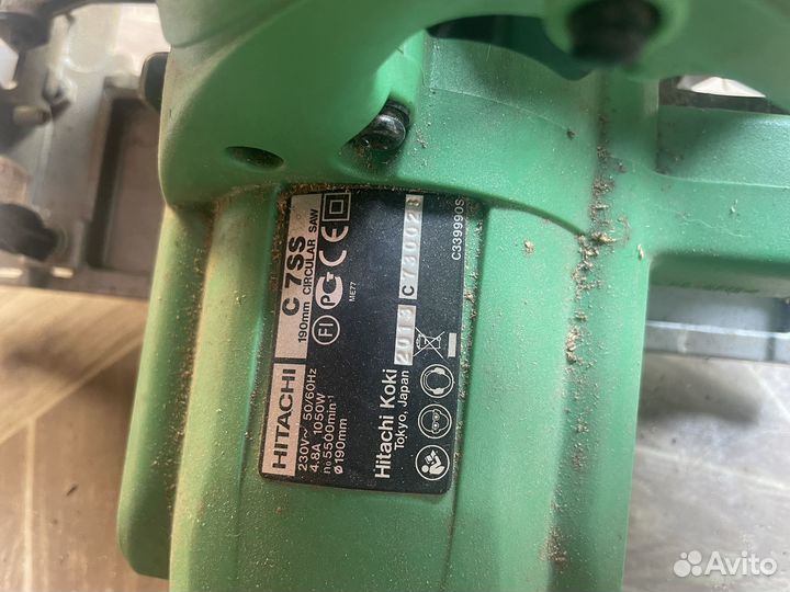 Hitachi C7SS Циркулярная (дисковые) пила