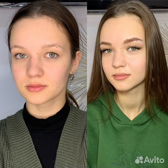 Перманентный макияж бровей губ и век татуаж